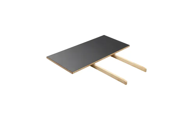 Fdb Møbler C35s Extension Leaf 95x45 Cm Black Linoleum Oak Natural Water-based Lacquer