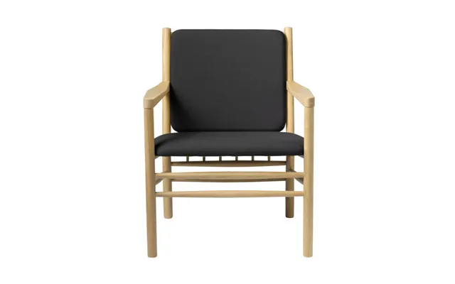 Fdb Møbler J147 Armchair Oak Nature Lacquered-dark Grey