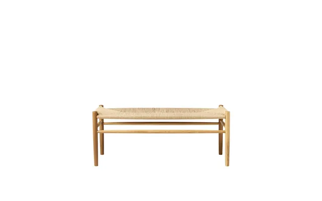 Fdb Møbler J83b 37x100 Cm Bench Oak Nature Lacquered-nature