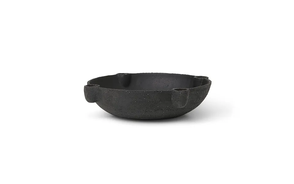 Ferm Living Bowl Advent Candle Ceramic Large Ø27 Cm Dark Grey