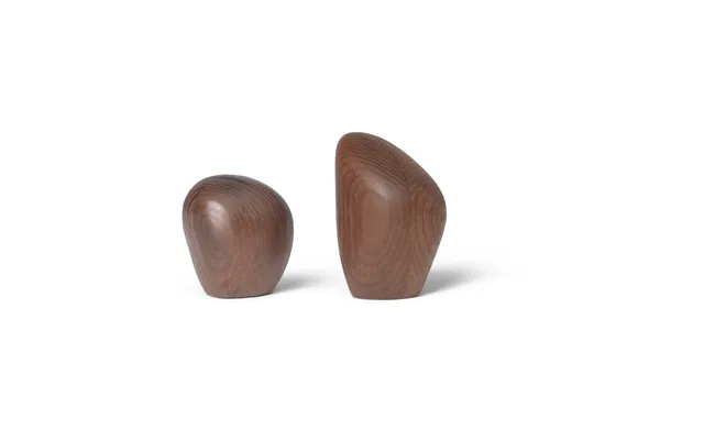 Ferm Living Cairn Salt- And Pepper Shaker Dark Brown
