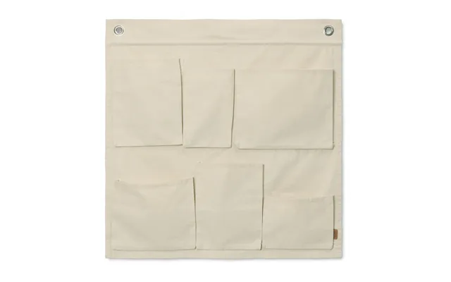 Ferm Living Canvase Wall Pockets Wall Storage 70x70 Cm