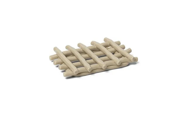 Ferm Living Ceramic Soap Dish 10x14.5 Cm Cashmere