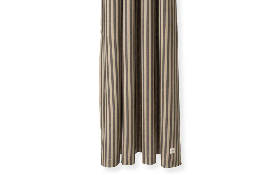 Ferm Living Chambray Shower Curtain Sand-black