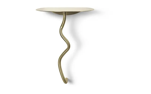 Ferm Living Curvature Wall Table Brass