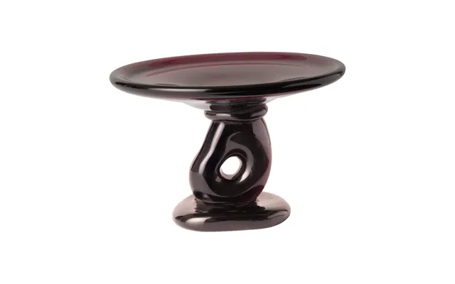 Ferm Living Damo Glass Centerpiece Bowl Ø21 Cm Dark Grape