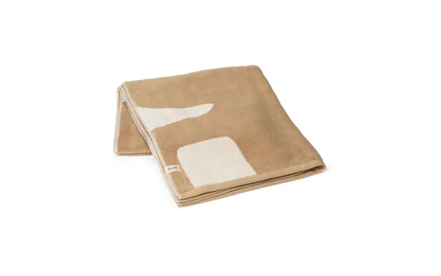 Ferm Living Ebb Bath Towel 70x140 Cm Sand - Off-white