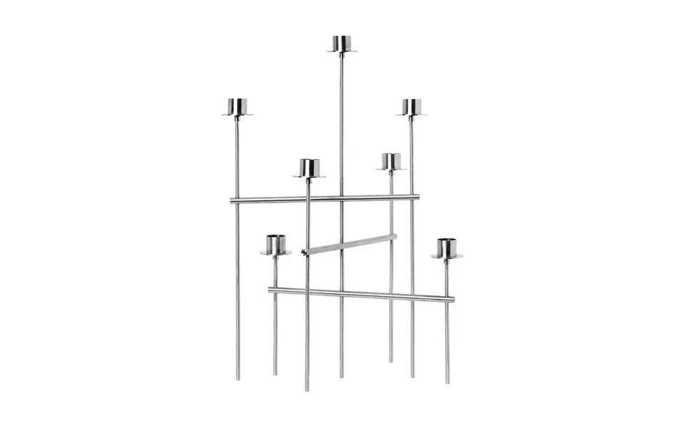 Ferm Living Elysia Candlestick Brushed Stainless Steel