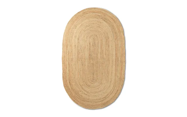 Ferm Living Eternal Jute Rug Oval Small Natural