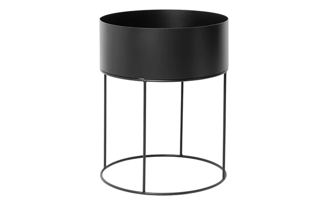 Ferm Living Ferm Living Plant Box Round Black