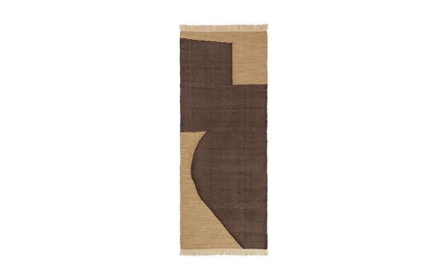 Ferm Living Forene Walking Mat Tan-chocolate - 80x200 Cm
