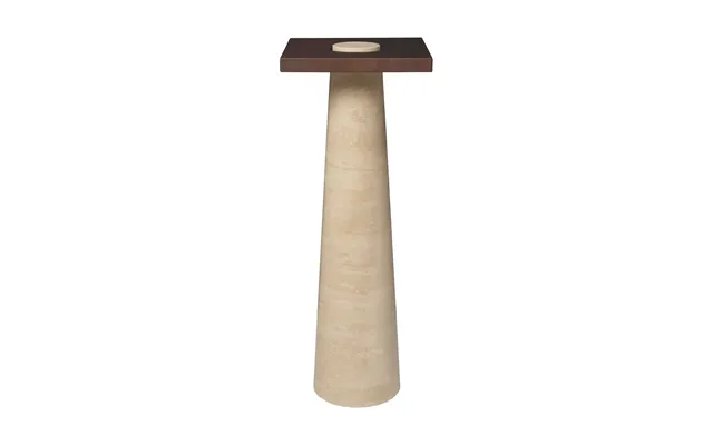 Ferm Living Grova Pedestal Travertine - 30x30x80 Cm product image