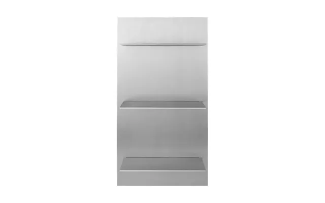 Ferm Living Lager Wall Shelf Triple Small Aluminium