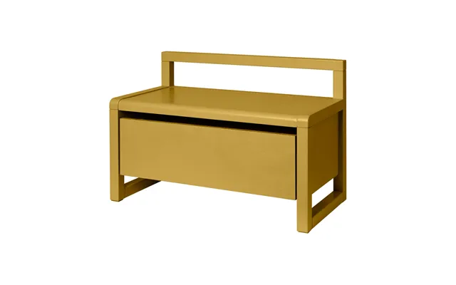 Ferm Living Little Architect Storage Bench Yellow - 60x30x41