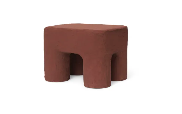 Ferm Living Podo Stool Red Brown