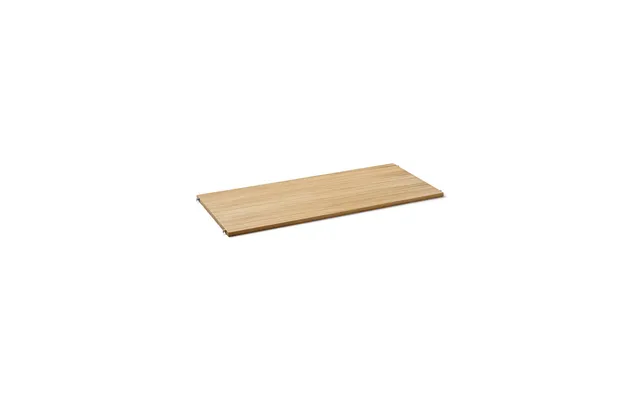 Ferm Living Punctual Perforated Shelf 90 Cm Oiled Oak - Light Grey
