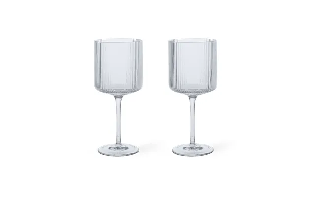 Ferm Living Ripple Red Wine Glass 32,5 Cl 2-pack Clear