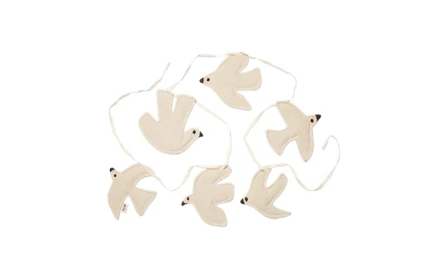 Ferm Living Swif Bird Garland 220 Cm Undyed