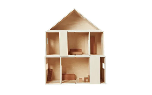 Ferm Living Toro Collapsible Dollhouse Natural product image