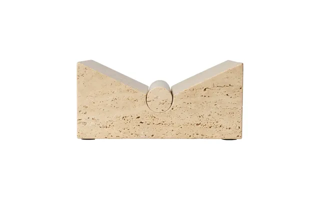 Ferm Living Tvara Book Stand Travertine - 22x22 Cm