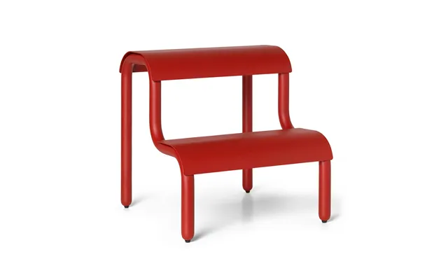 Ferm Living Up Step Stool Poppy Red