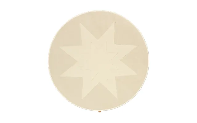 Ferm Living Vela Star Christmas Tree Rug Natural