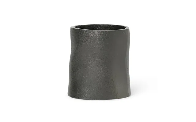 Ferm Living Yama Pen Stand Small Ø7.8 Cm Blackened Aluminum