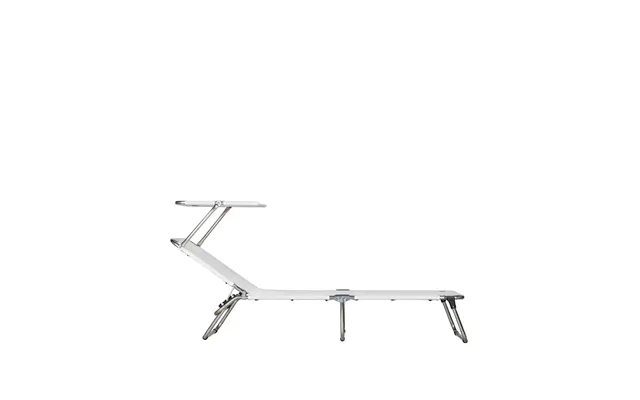 Fiam Amigo Top Sun Lounger Fabric Textaline White-aluminium Frame-sunroof