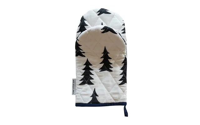 Fine Little Day Gran Quilted Oven Glove White-black