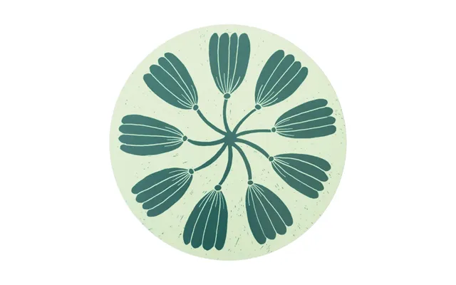 Fine Little Day Krans Pot Mat Ø21 Cm Green