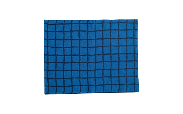 Fine Little Day Rutig Placemat Blue-black