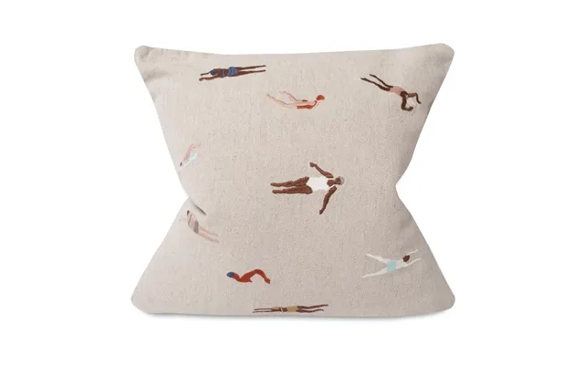 Fine Little Day Swimmers Cushion Cover 48x48 Cm Beige