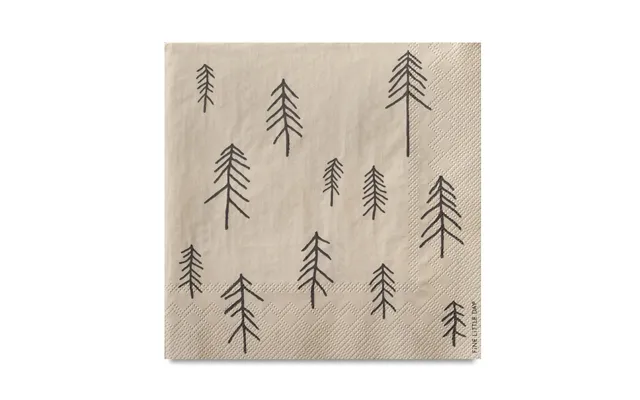 Fine Little Day Tall Napkin 25-pack Nature-brown