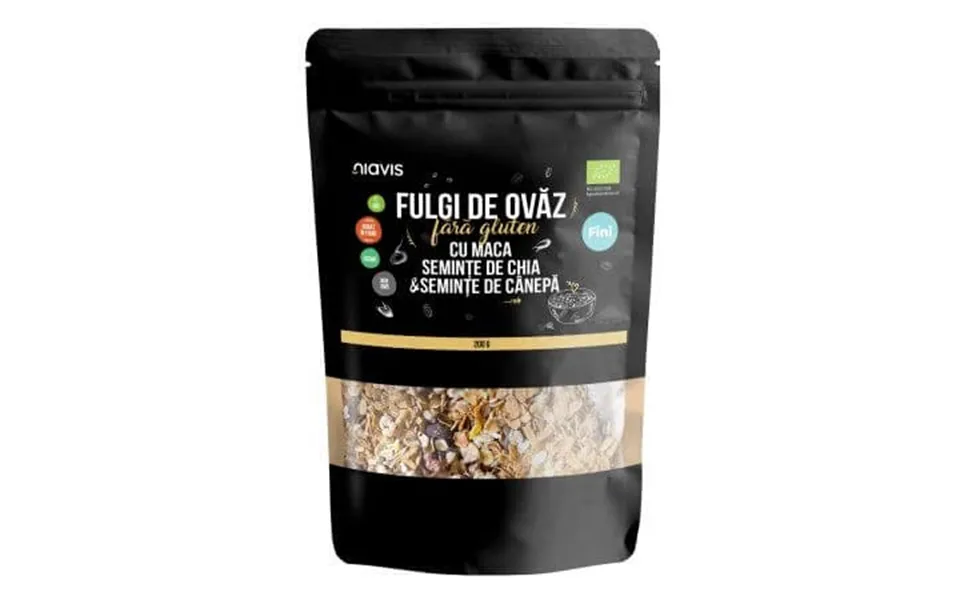 Fine Oat Flakes With Maca - Chia Seeds And Eco Hemp Seeds