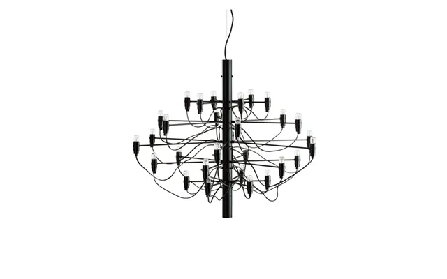 Flos 2097 Sarfatti Chandelier Led Matte Black 30 Lamps