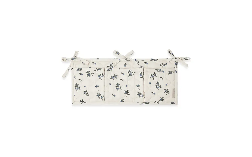 Garbo&friends Blueberry Satin Quilted Bed Pocket 18x43 Cm