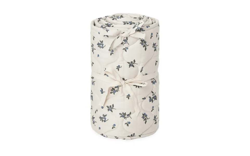 Garbo&friends Blueberry Satin Quilted Crib Bumper 30x360 Cm