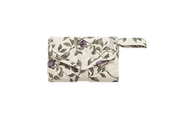 Garbo&friends Plum Satin Quilted Change To Go - Portable Changing Pad 46x80 Cm