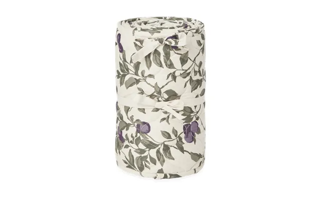 Garbo&friends Plum Satin Quilted Crib Bumper 30x360 Cm