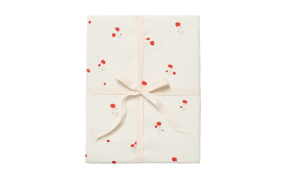 Garbo&friends Poppy Seersucker Fitted Sheet 90x200x30 Cm