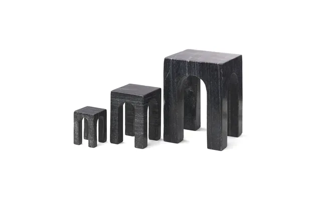 Gejst Arkis Book End 3 Pieces Black
