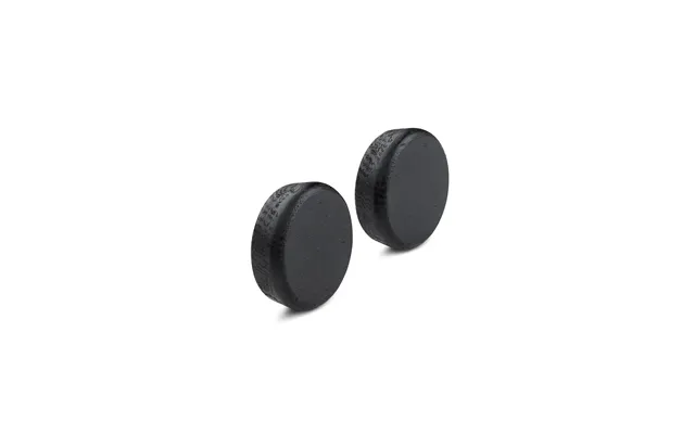 Gejst Flex Button Knobs For Magnetic Strip 2-pack Black-stained Oak