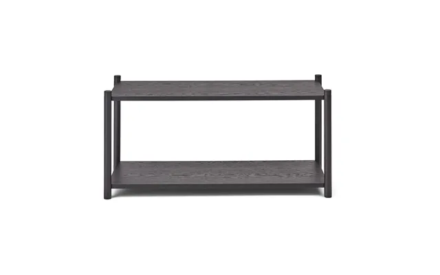 Gejst Sceene Bookcase F Black Oiled Oak