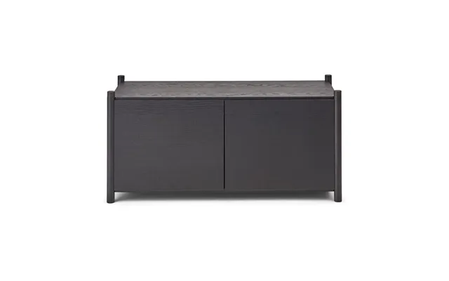 Gejst Sceene Bookcase G Black Oiled Oak