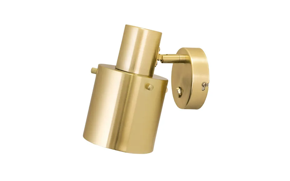 Globen Lighting Clark 1 Wall Lamp Brushed Brass