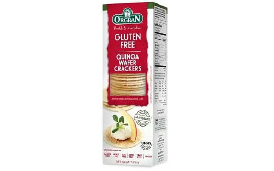 Gluten Free Quinoa Crackers - 100g