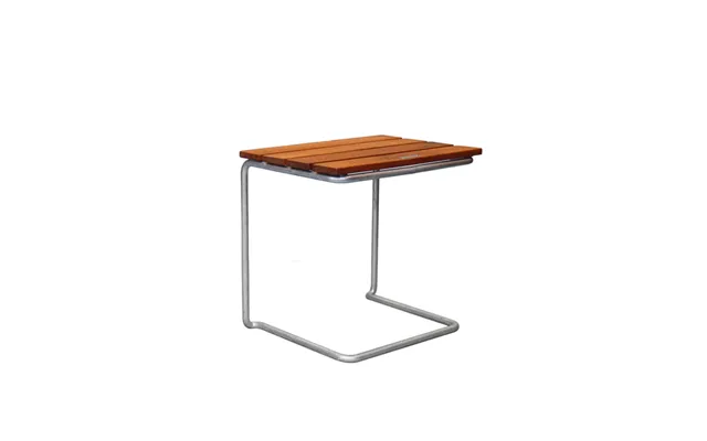 Grythyttan Stålmöbler A3 Table Footstool Teak-hot-dip Galvanized Stand