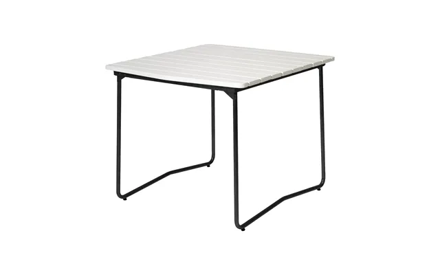 Grythyttan Stålmöbler B31 Dining Table White Lacquered Oak-black