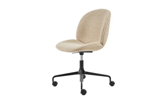 Gubi Beetle Meeting Chair Office Chair Fully Upholstered Karakorum Dedar 003-black Legs