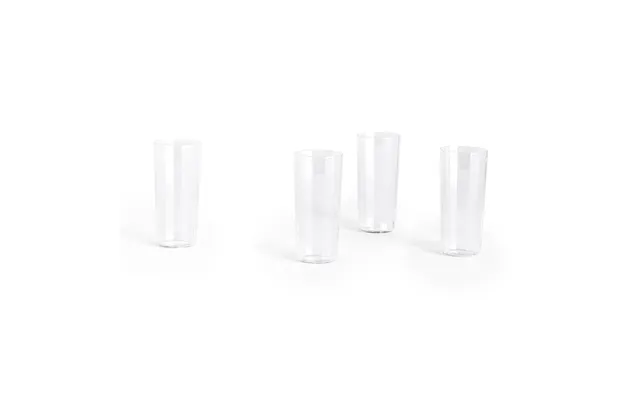 Hay Angle Drinking Glass 4-pack Tall 13 Cm